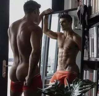 Back , butt and front 