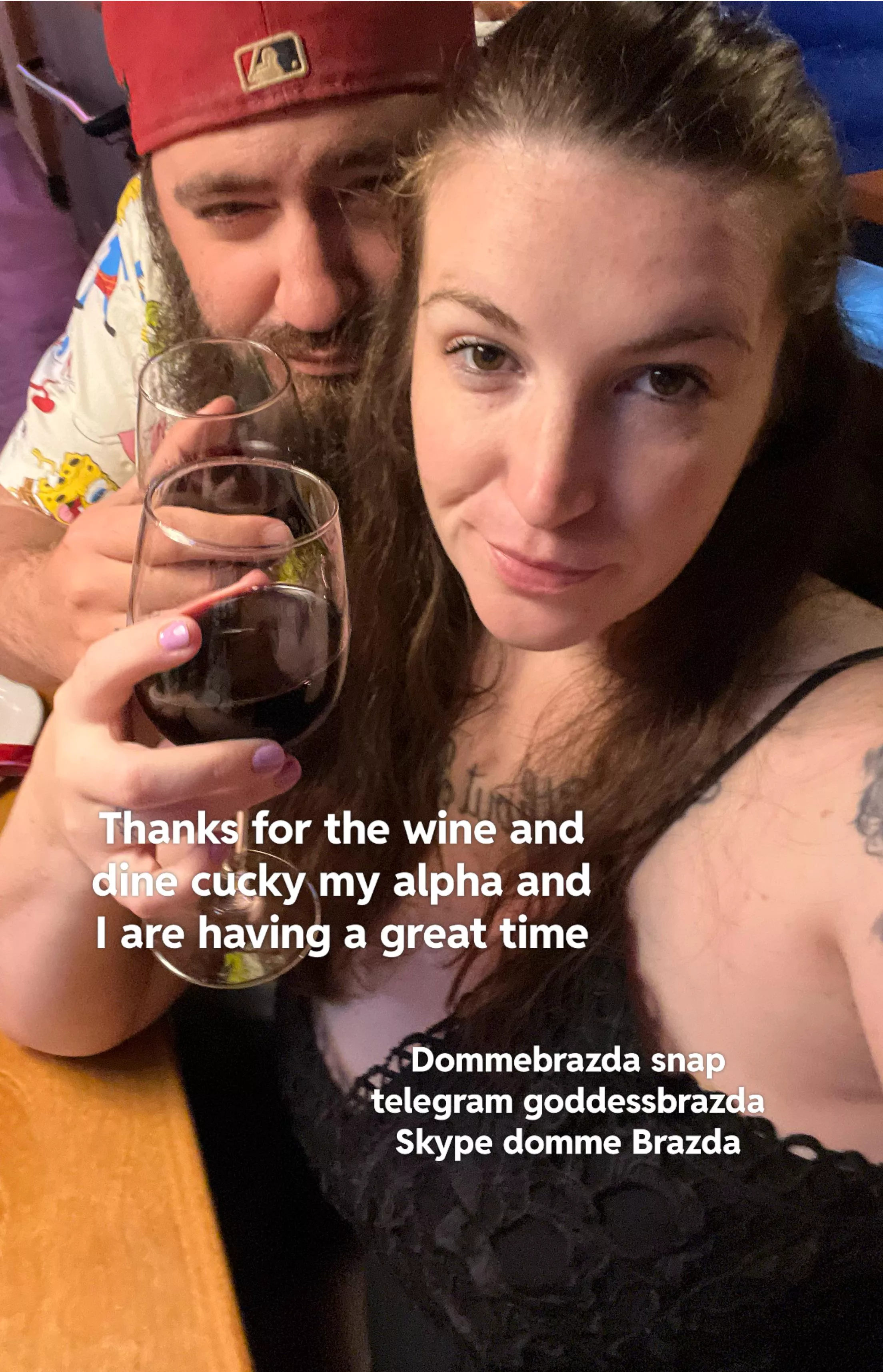 Be a good cucky and wine and dine your alphas lol