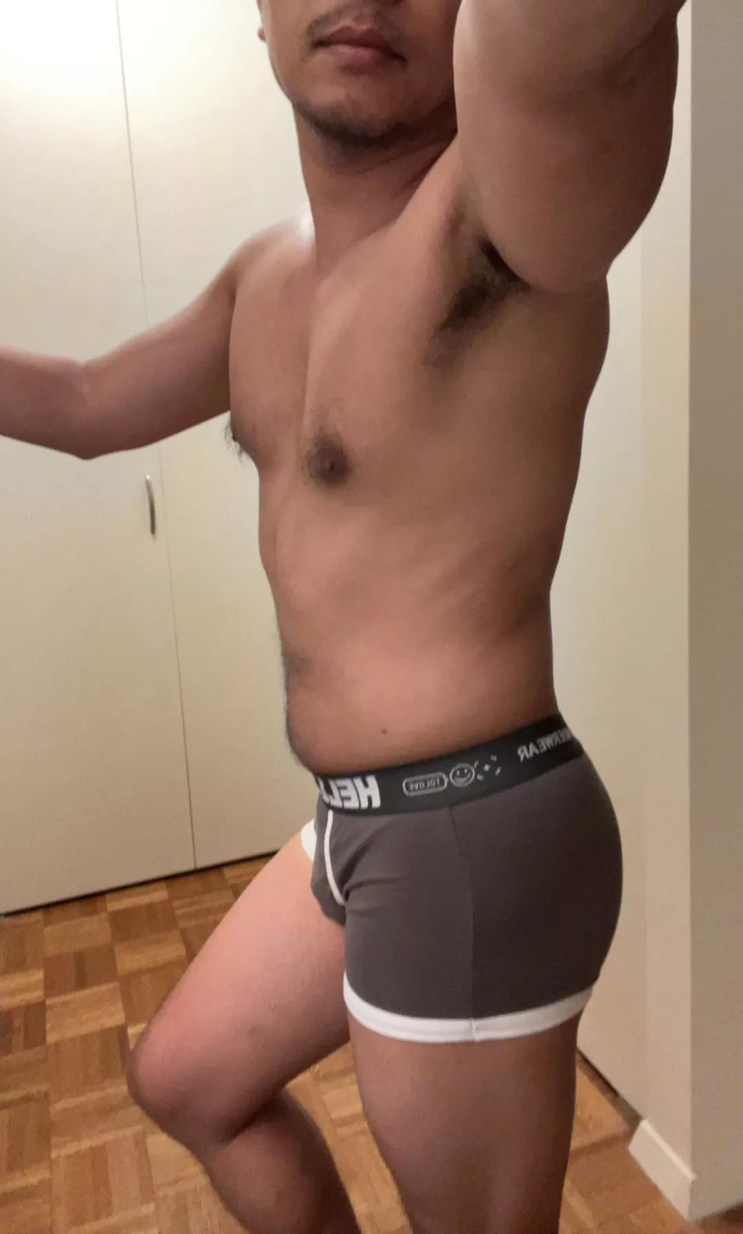 Freshly showered 
