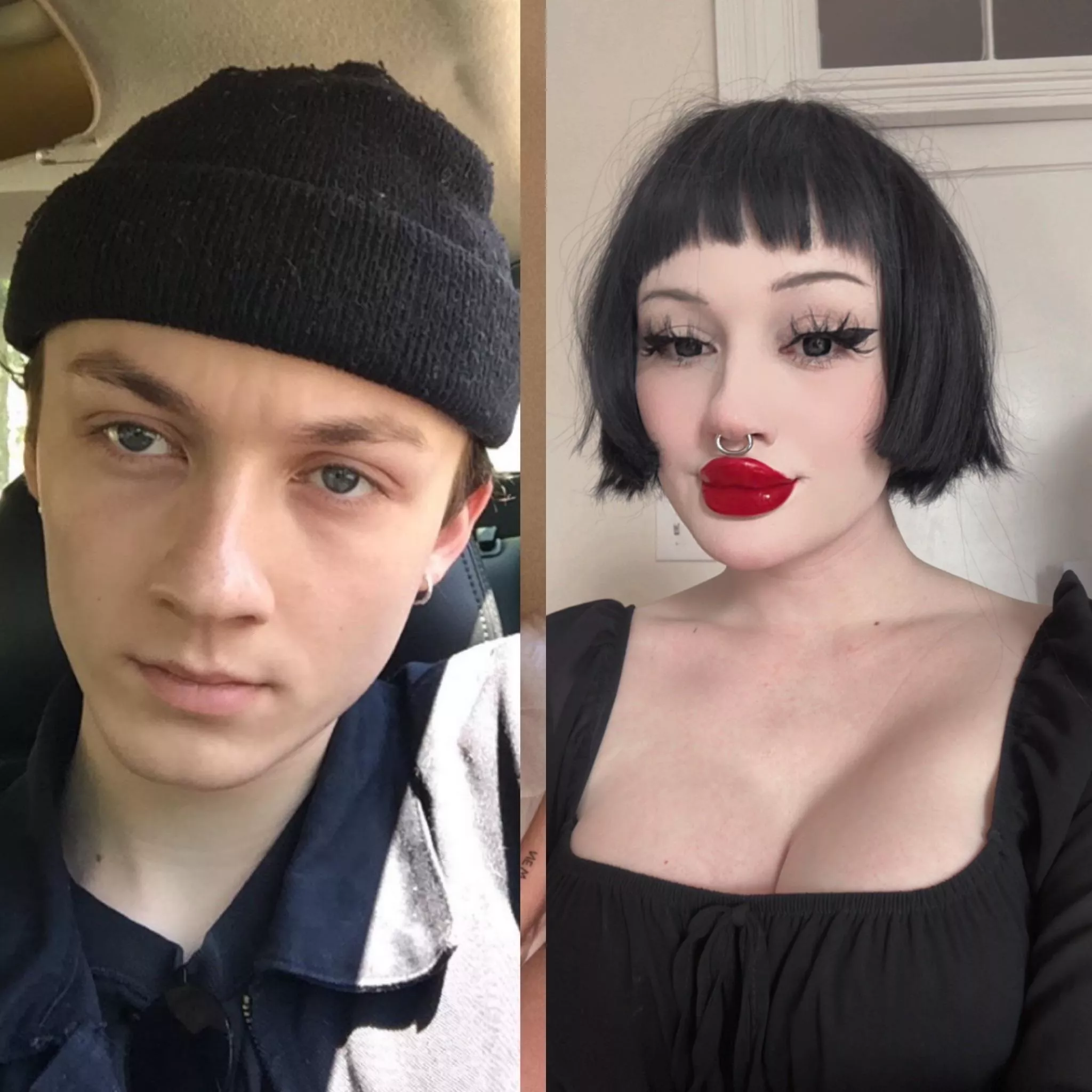 goth bimbofication in progress :)