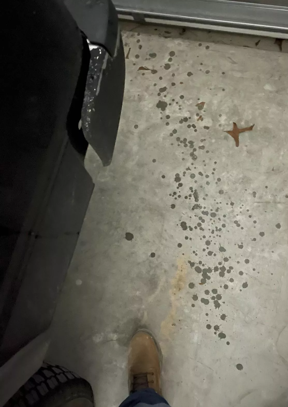 I got home after a long HARD drive home and couldn’t help it as soon as I got out of my truck I shot this massive load. 