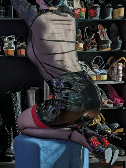 I like to wear sexy heels even when I am just at home