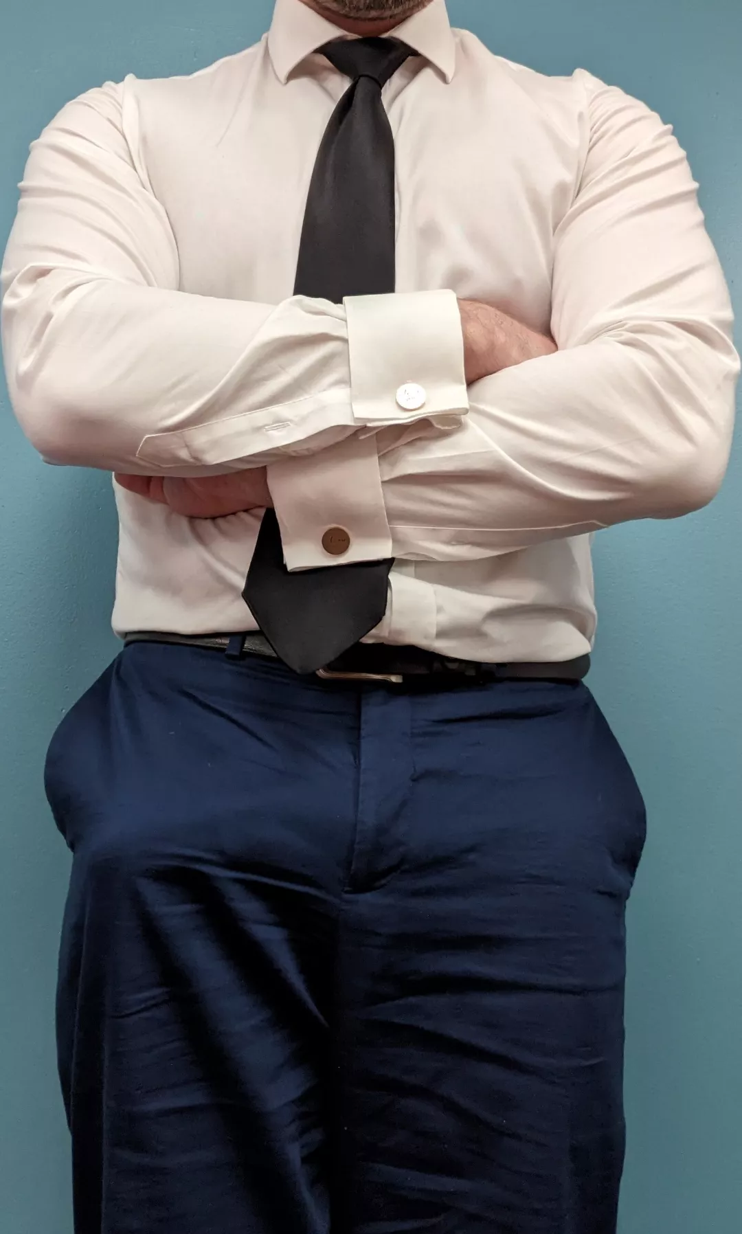 I tuck to the right. Could you tell?