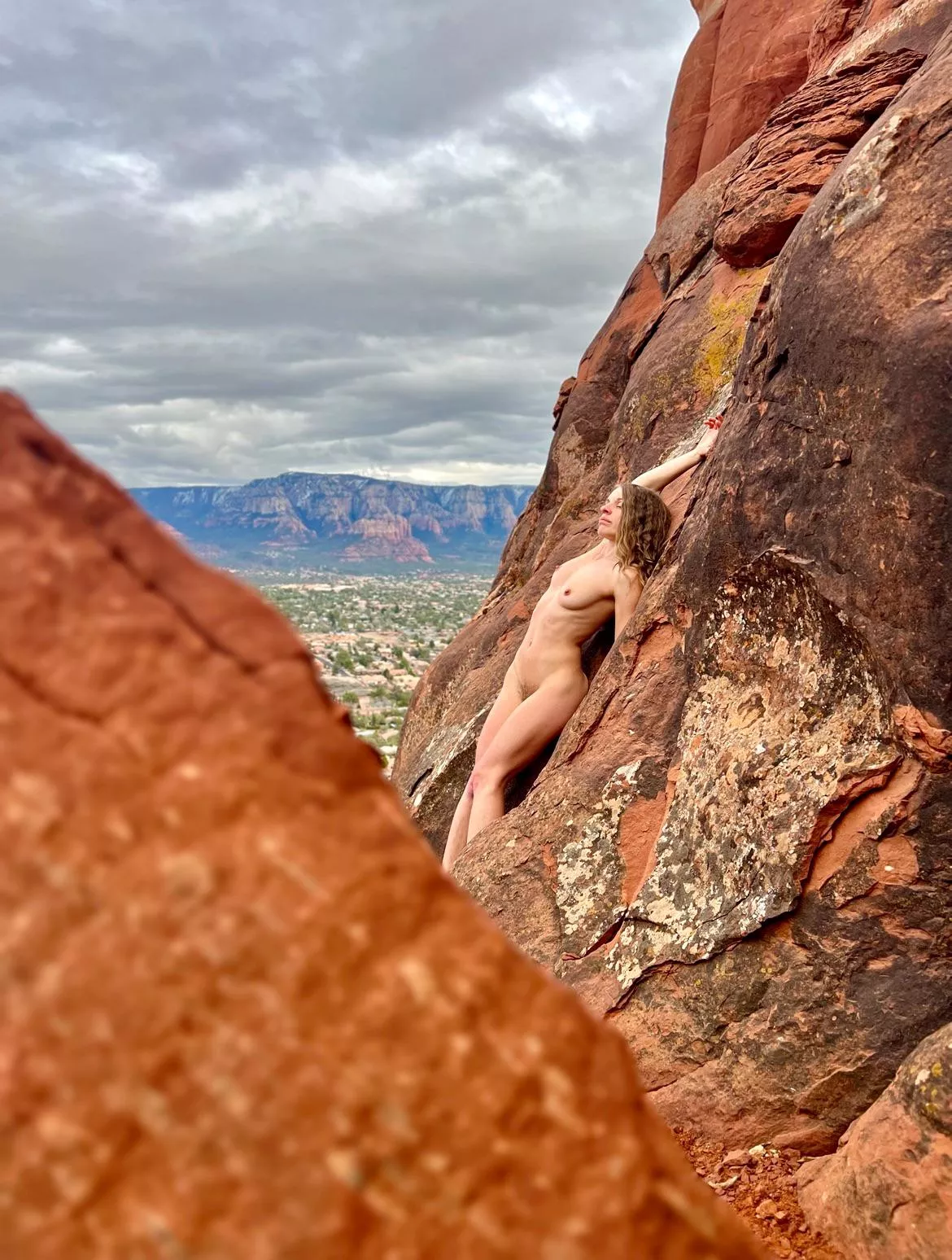 I was definitely noticed by 2 people hiking below