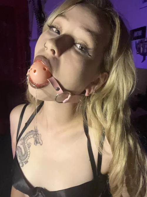 I'm ready to have fun gagging every day... [F]