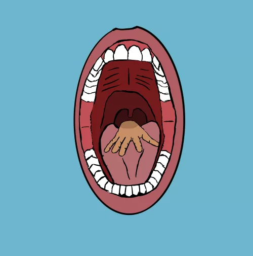 {Image} my first time drawing anything vore related constructive criticism is encouraged