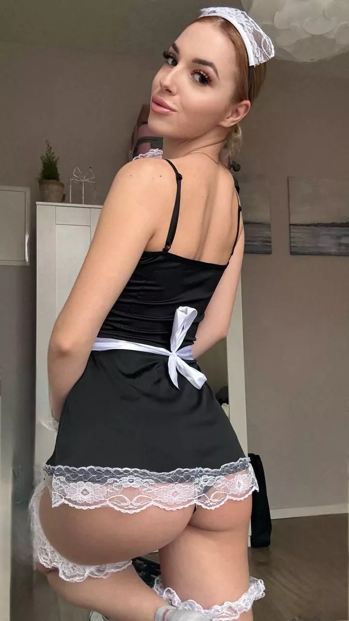 Just like you ordered blondie cleaning