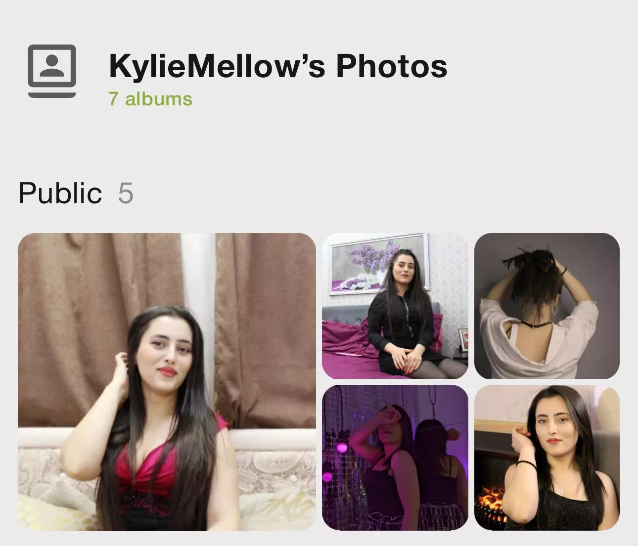 KylieMellow-Anyone has her private cam video.Please share.