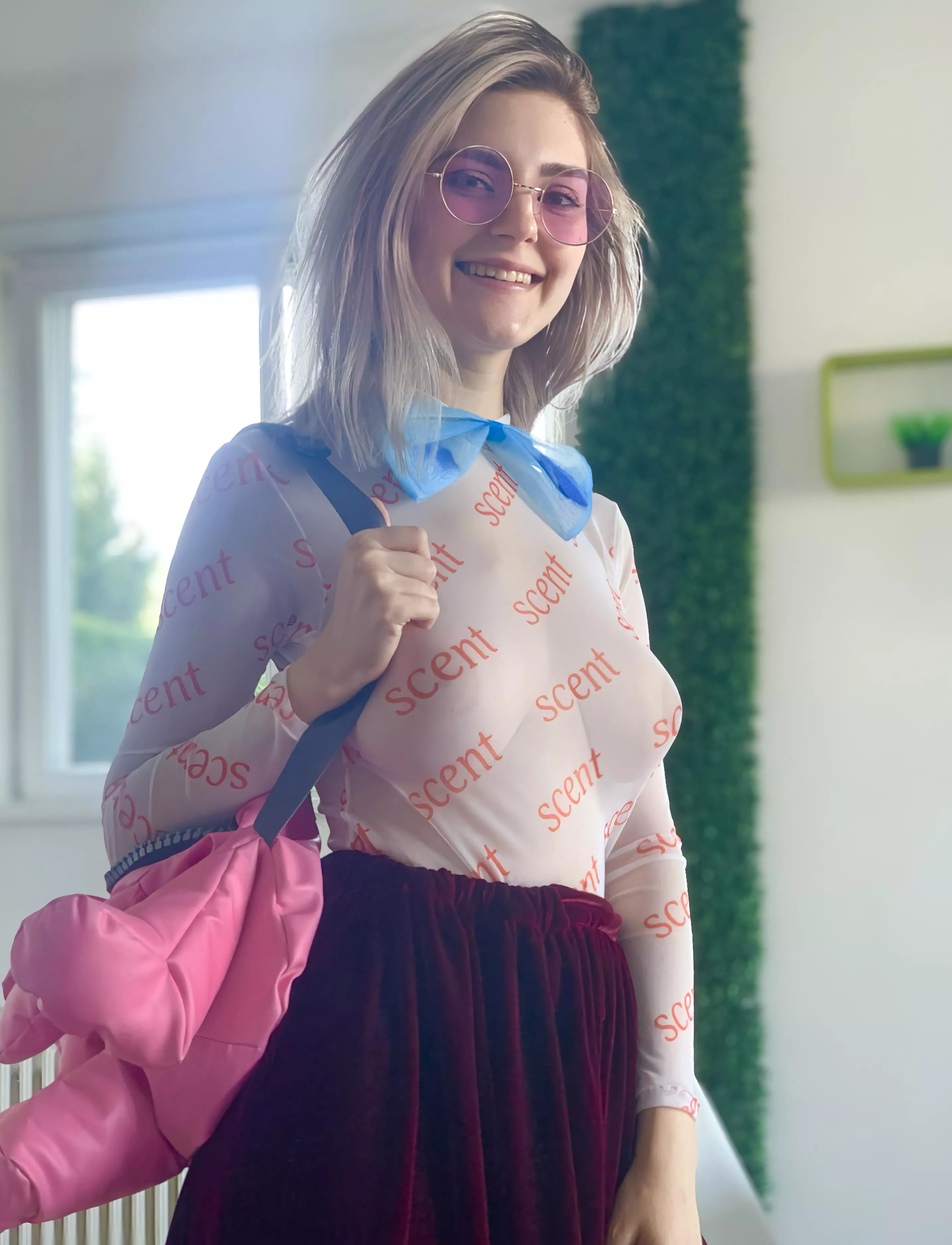 My motto in life is to wear pink glasses