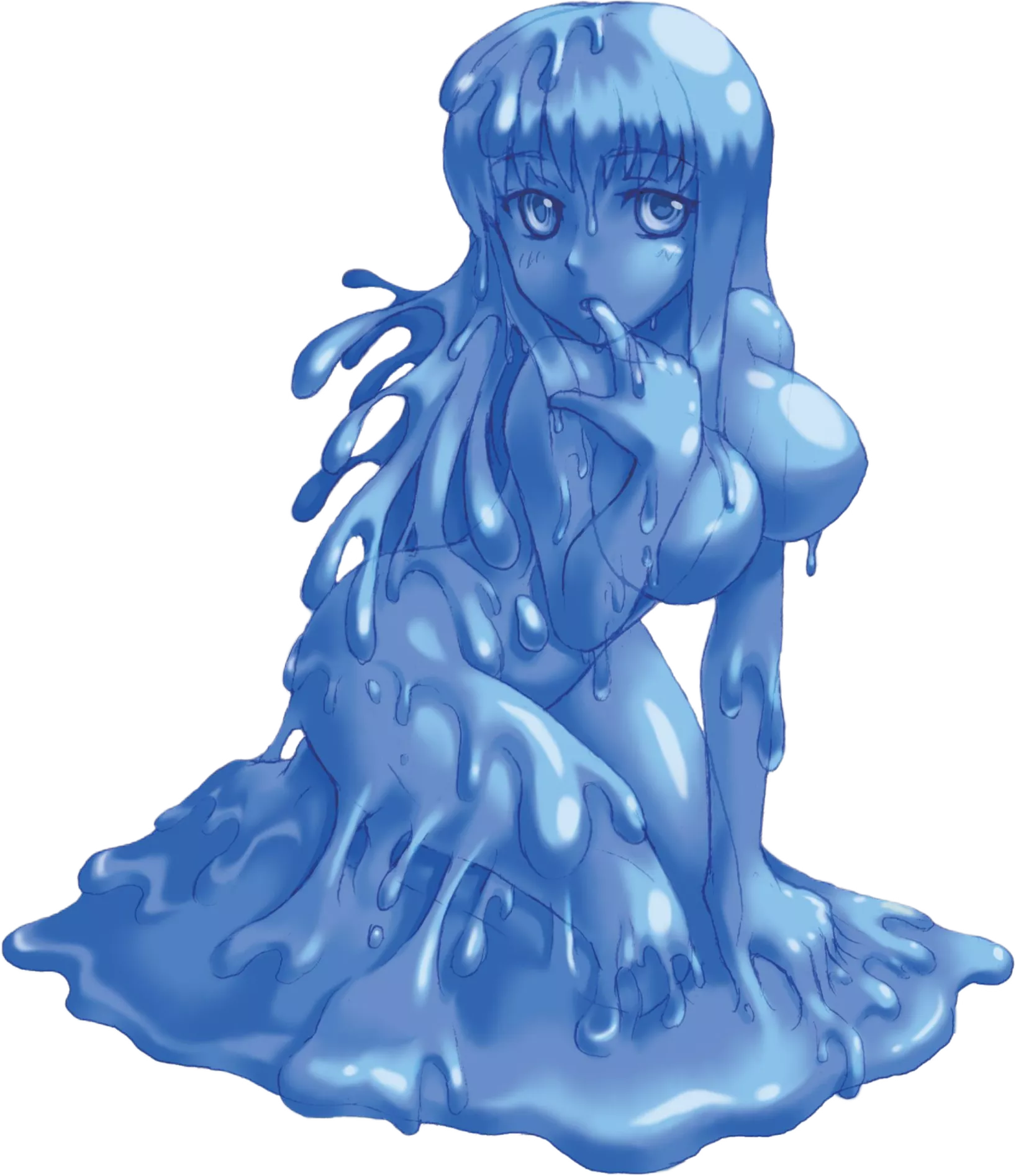 Never forget the classics: Monster girl Encyclopedia (Slime)[From the first MGE]