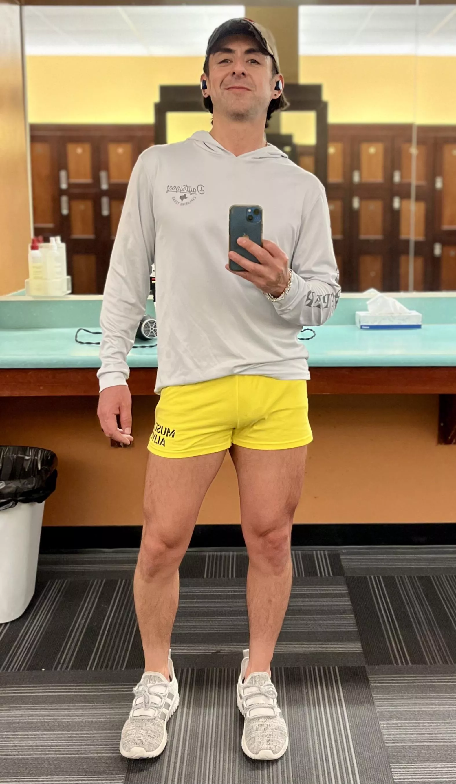 New gym shorts. Are they too long?