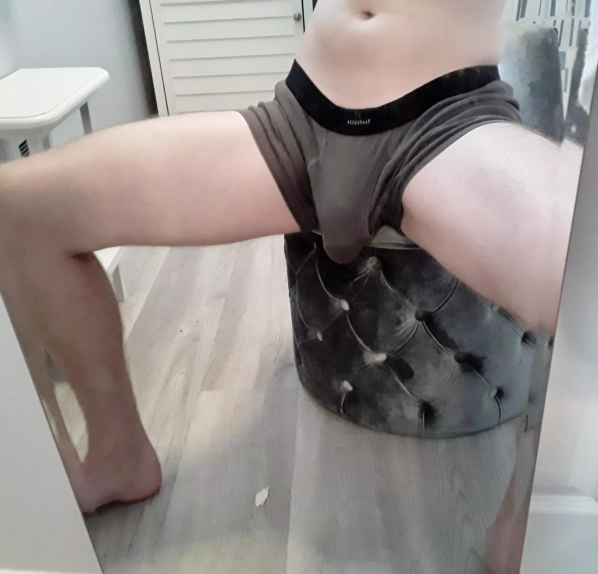 Post gym bulge