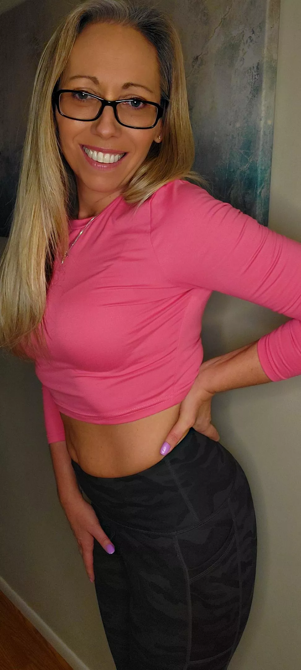 Pretty in pink, you think? (51F)