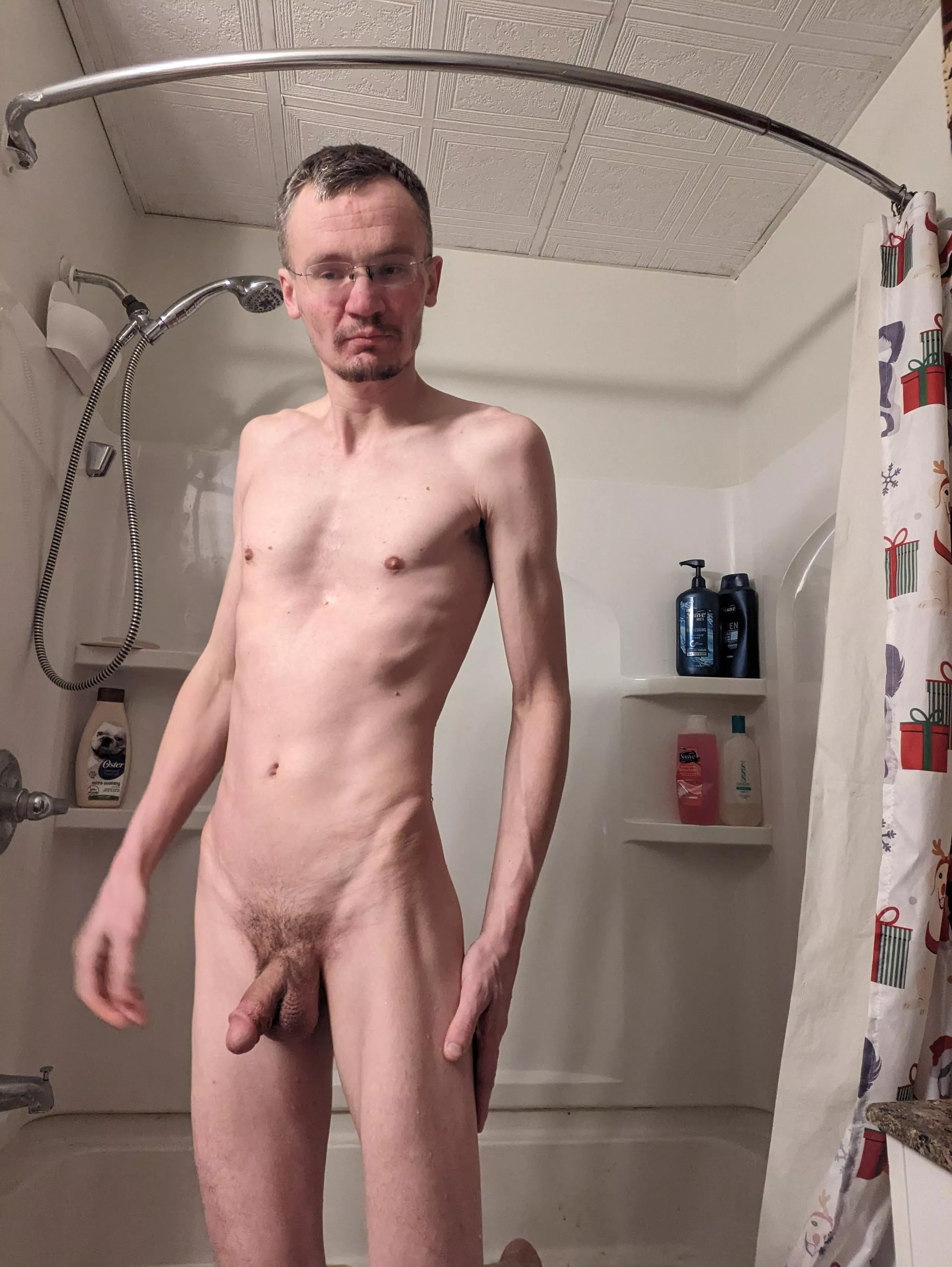 Shower time.