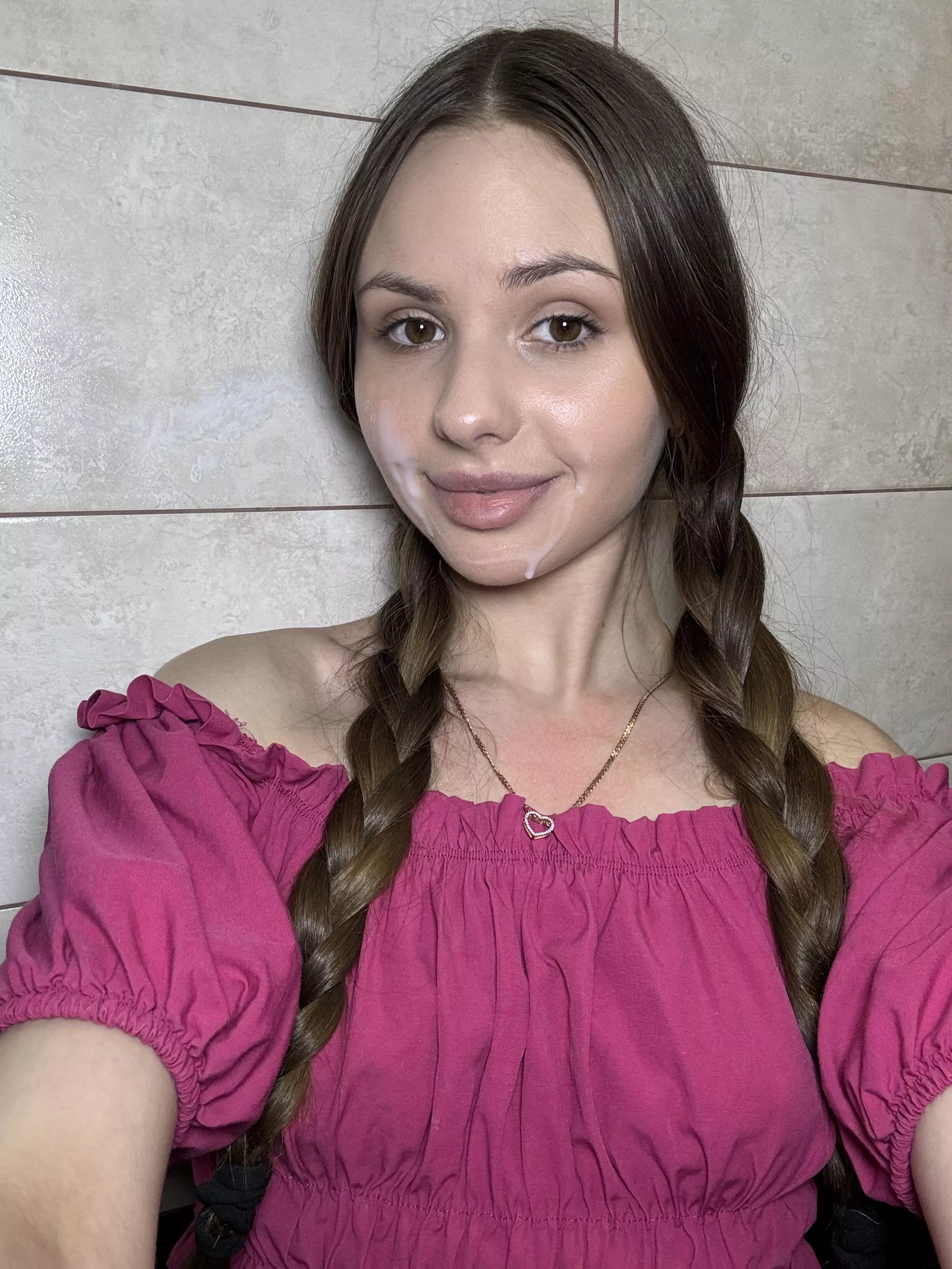 Tell me honestly, do you want to cum on my face