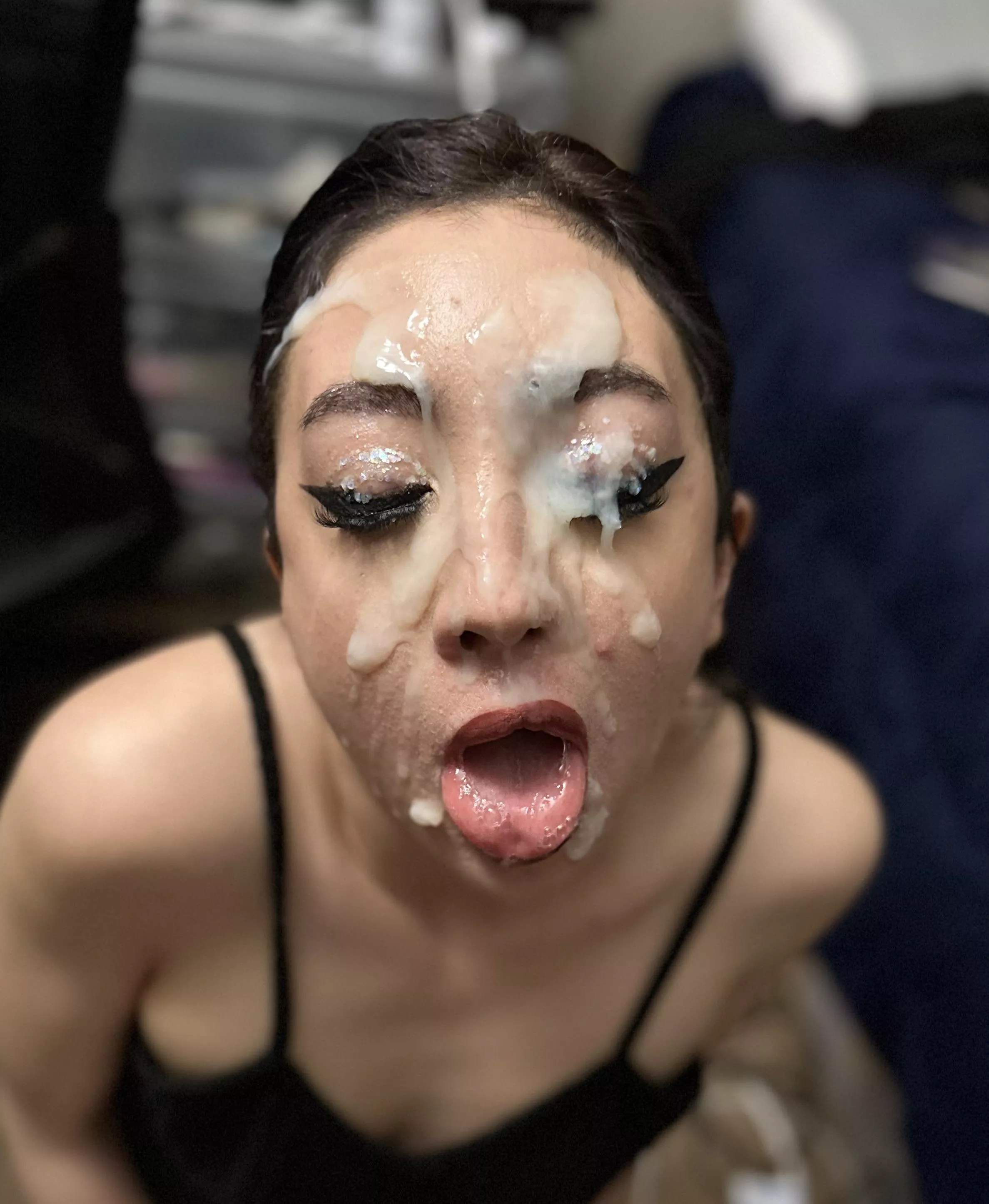 There’s room for more cum in my mouth