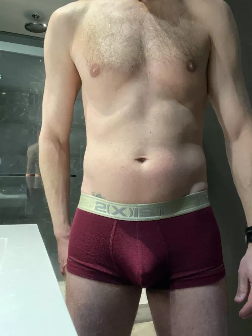 Today’s pair. Maroon.