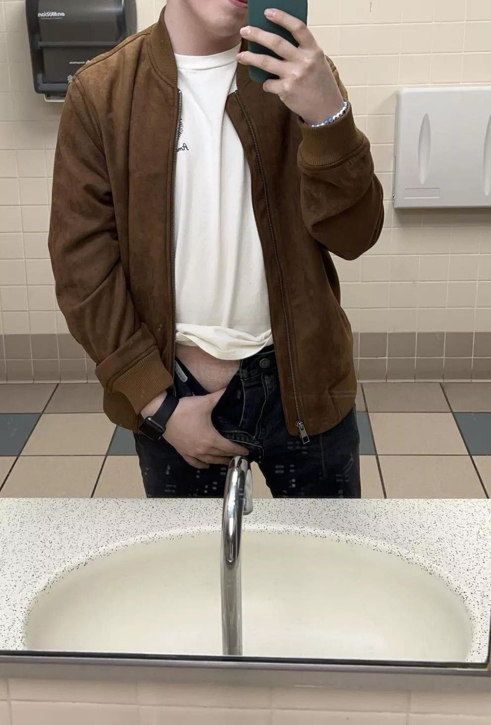 Wished someone bent me over this sink