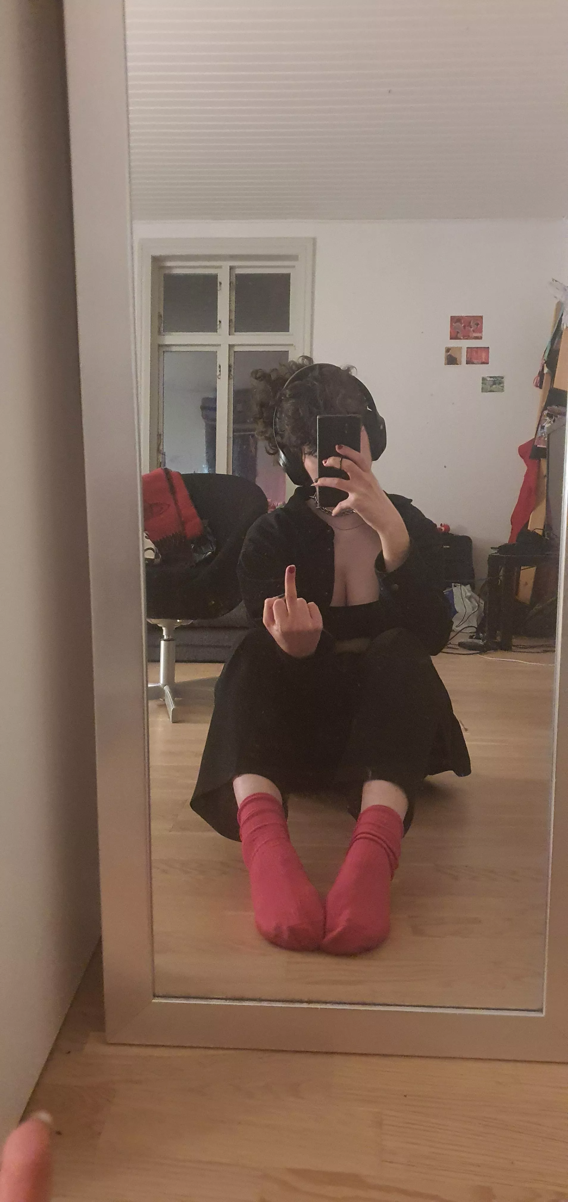 Your microscopic dick doesn't deserve the sight of my perfect feet. 