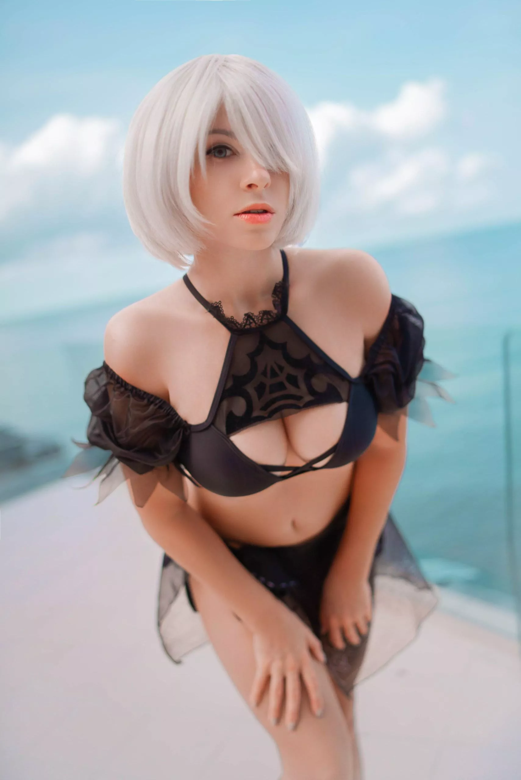2B swimsuit from NieR Automata by Yuna Kairi