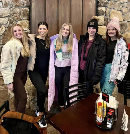 [5] ski trip pick one snow bunny 