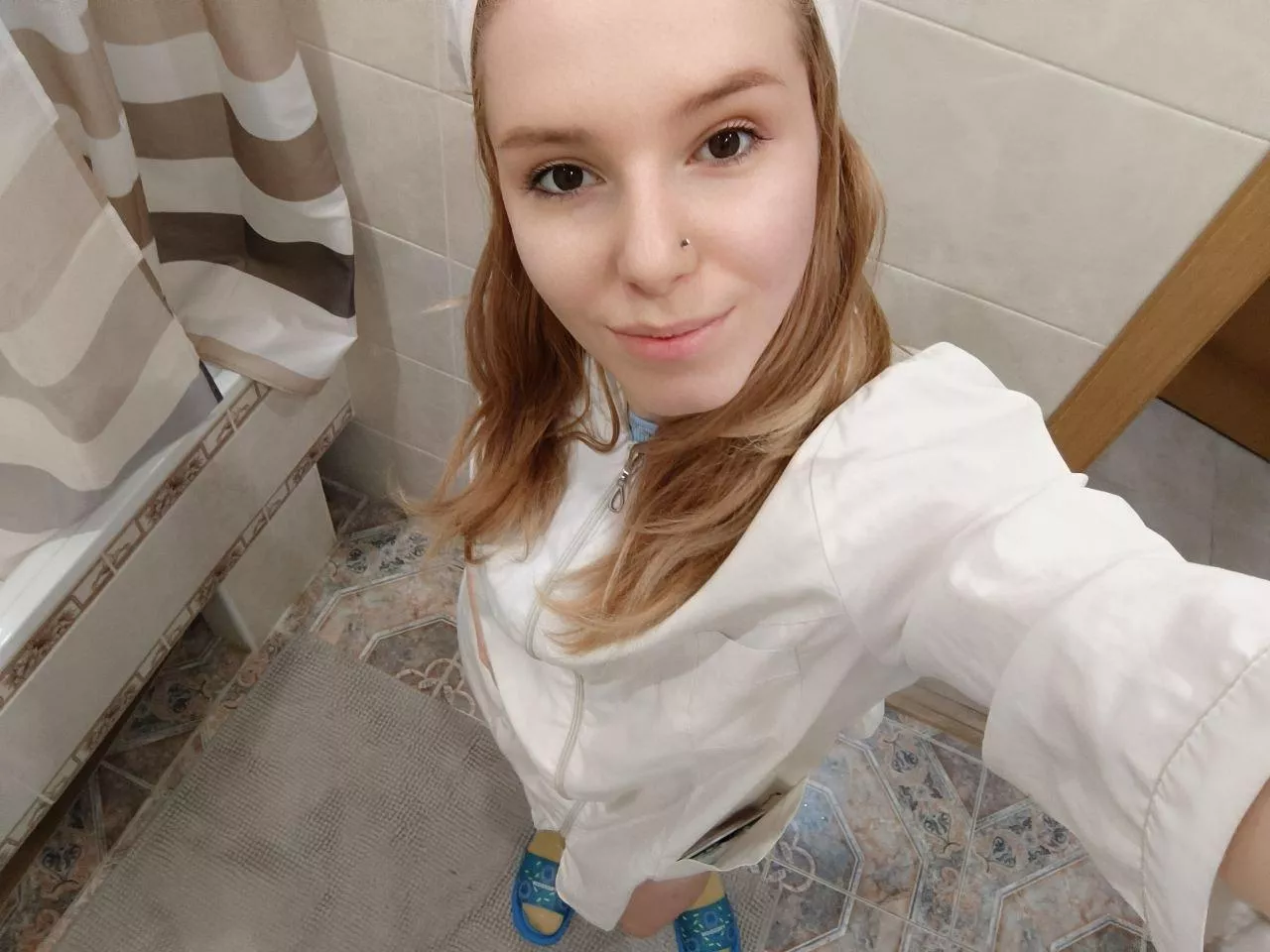 A nurse bursts into your house