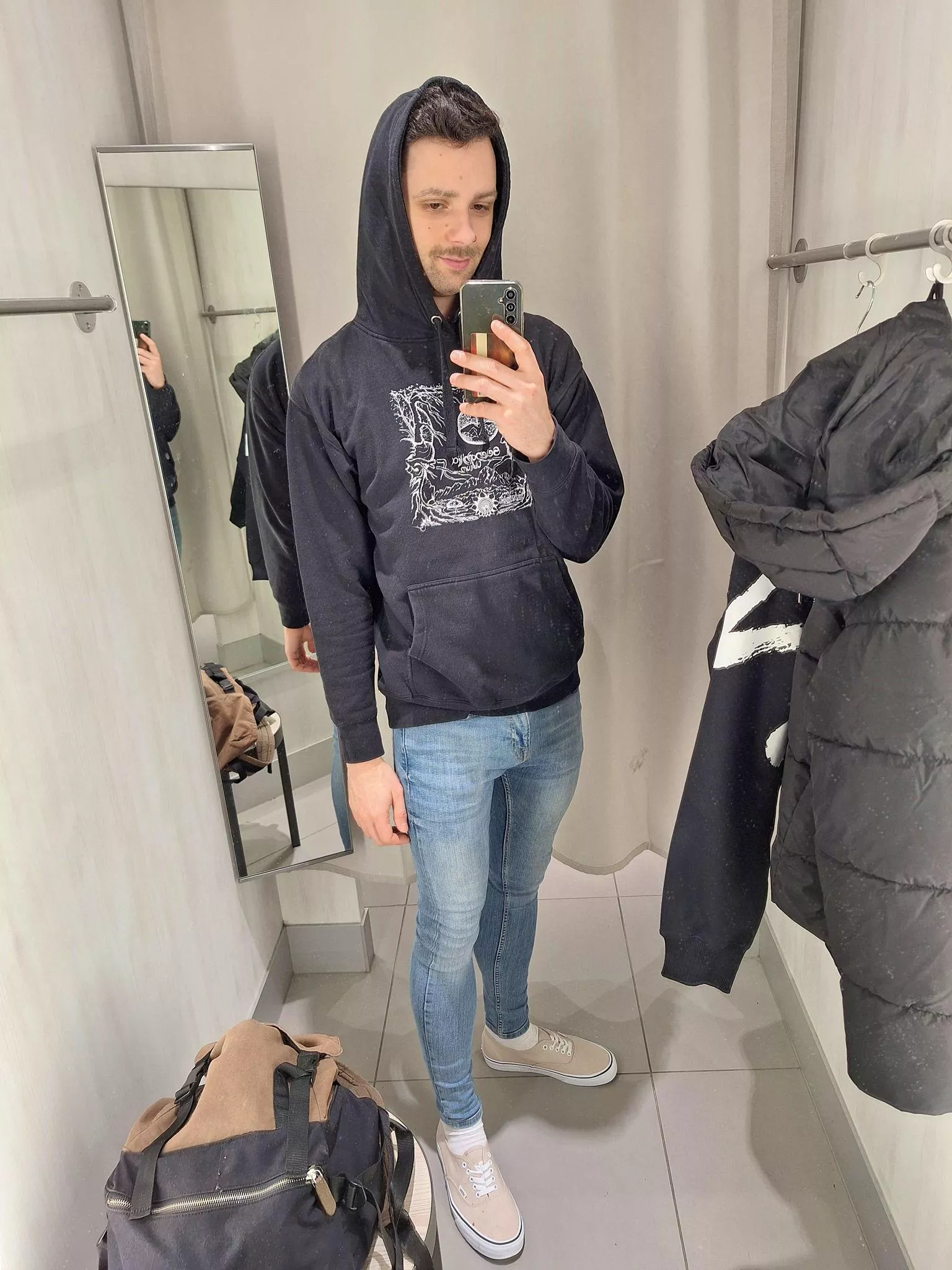 A selfie in the changing room never hurts!