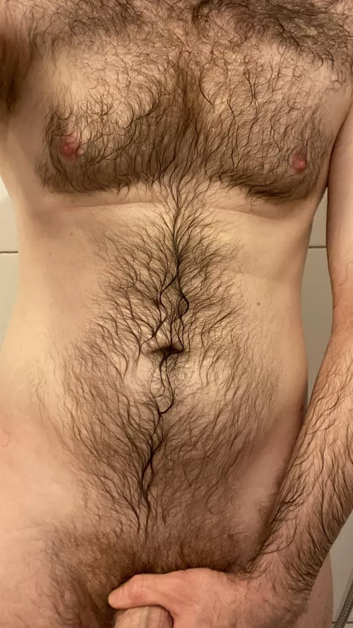 After a long hot shower