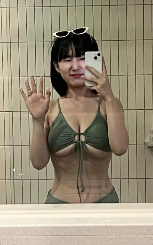 Bikinis too small for her