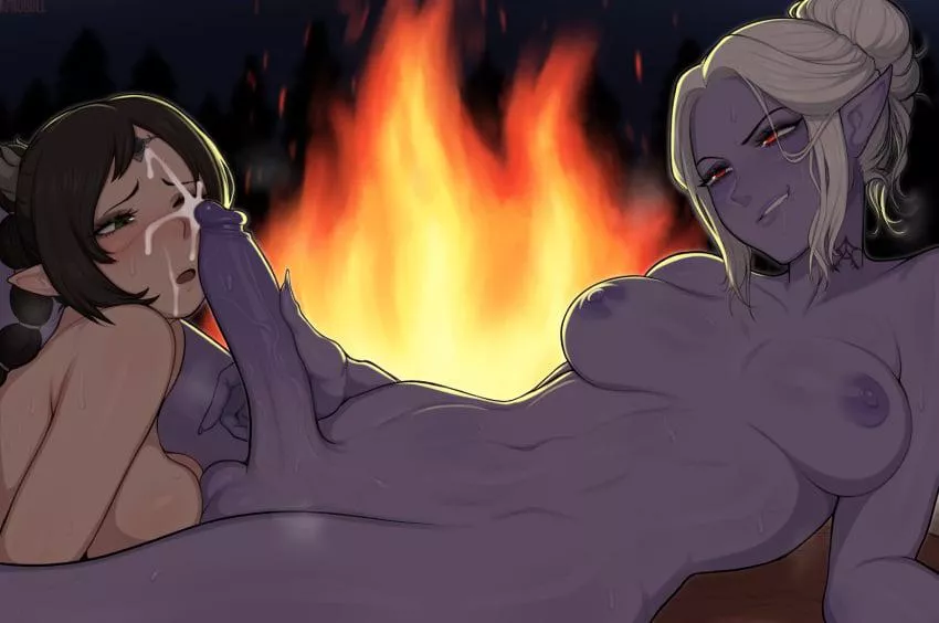 Cum On Face By the Fire