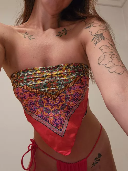 Do you like my improvised top?