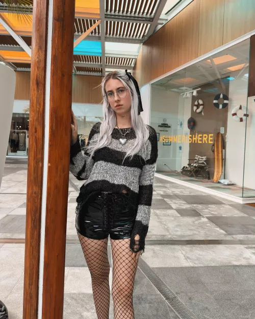 Do you like my PVC pants? 🖤