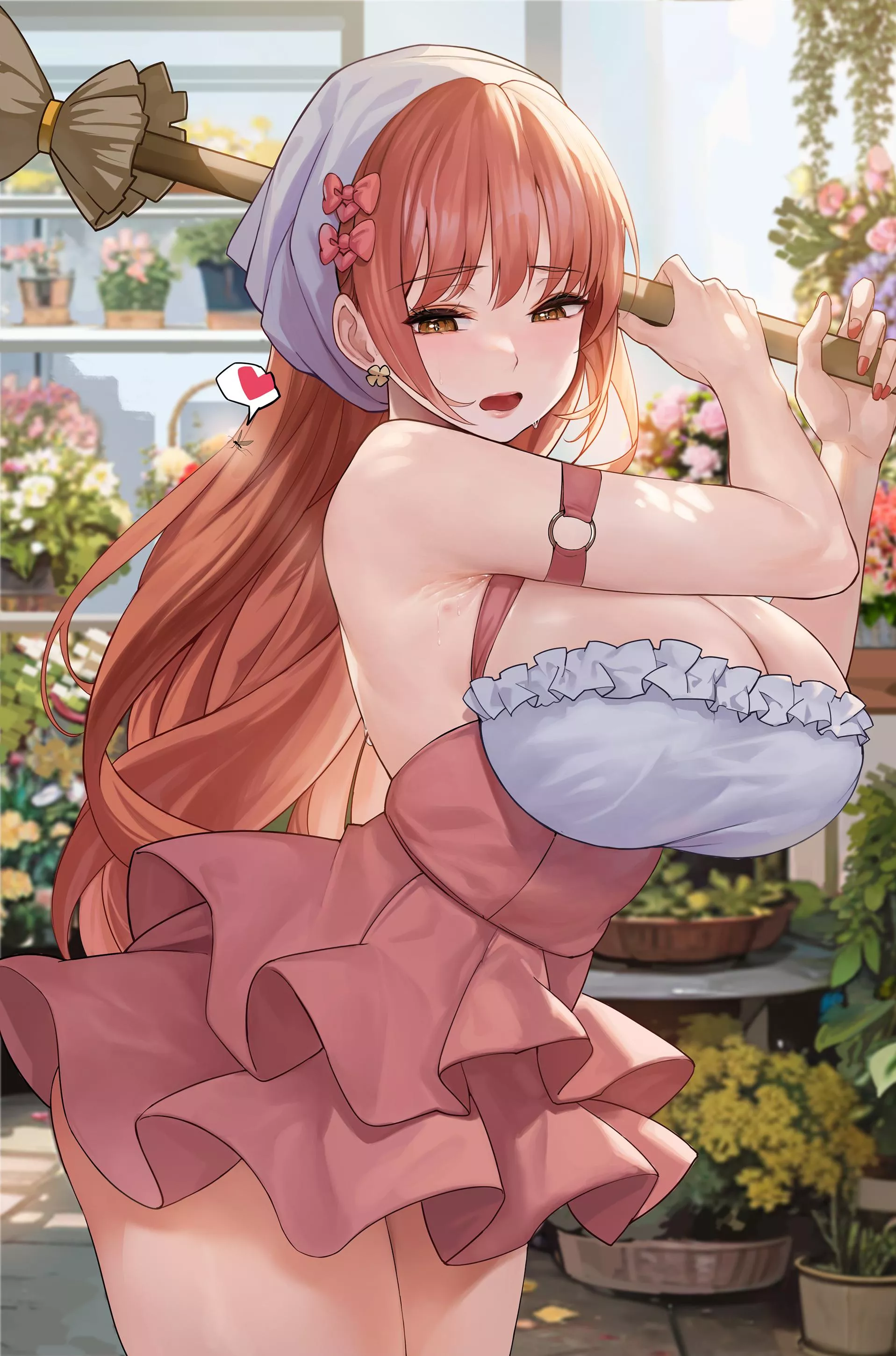 Florist with broom (mute89539160) [Original]