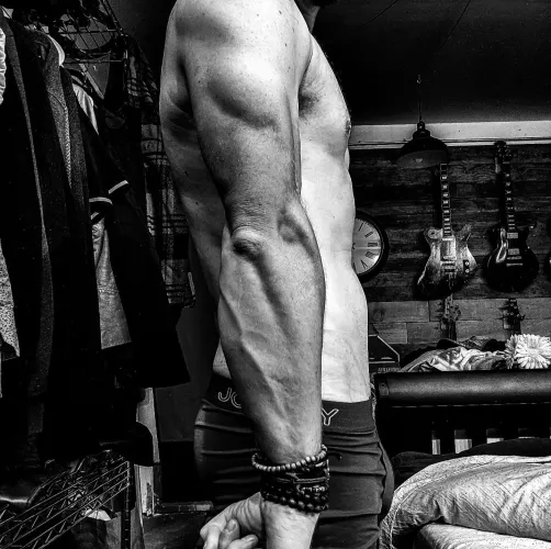 Forearm with tricep.