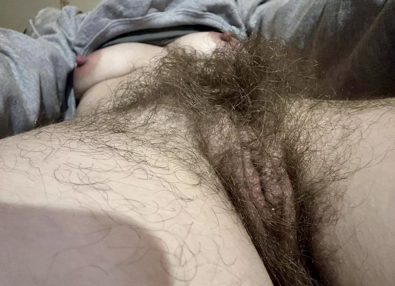 Forgot what it even looks like without the hair lol 