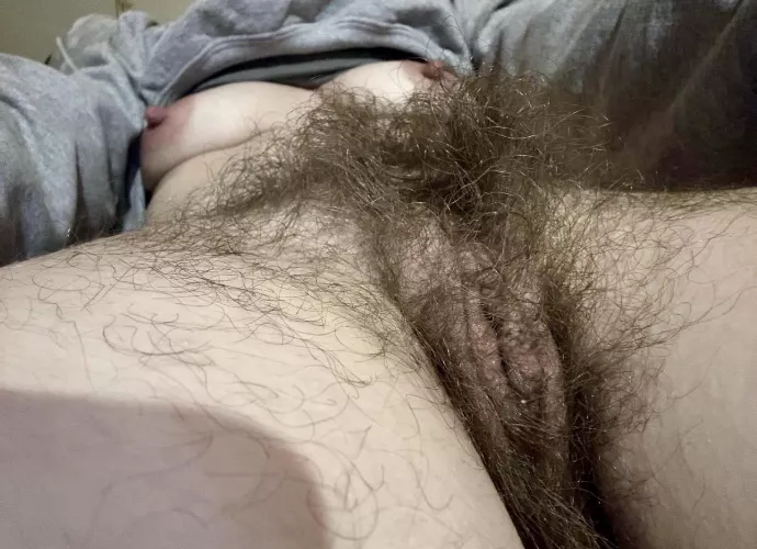 Forgot what it even looks like without the hair lol 