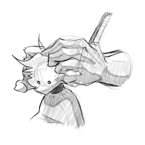 Getting a haircut (by me)