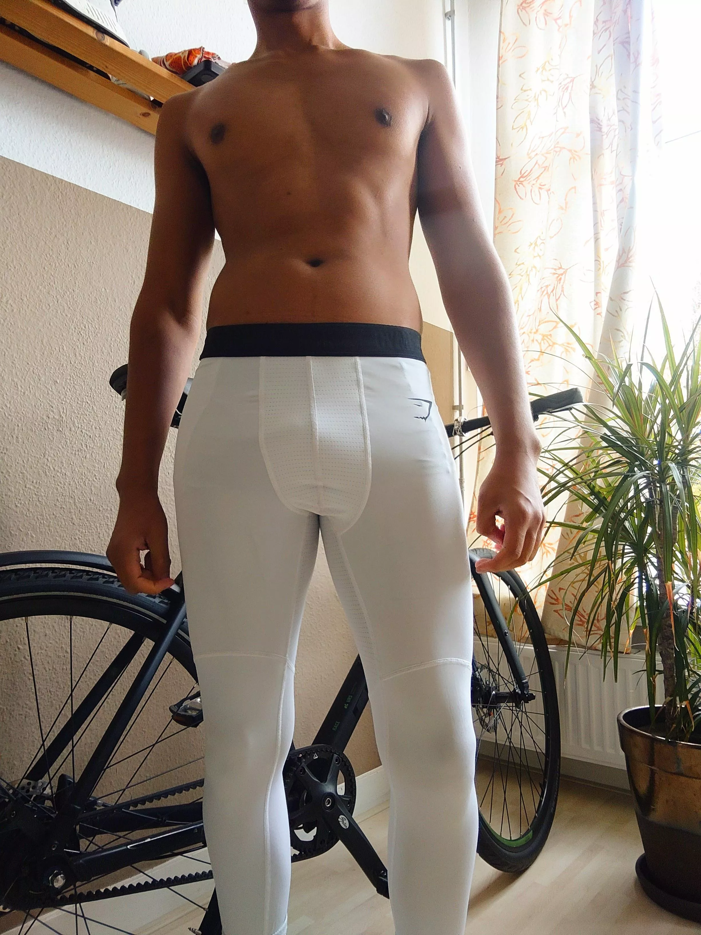 Got sweaty after my bike ride 