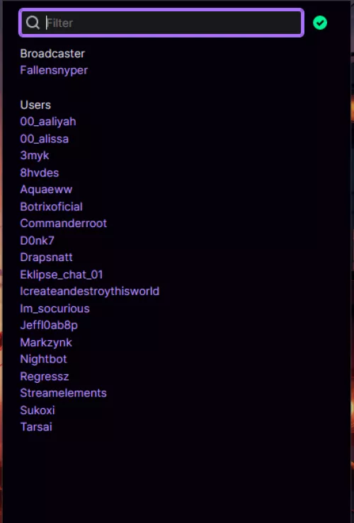 I was view botted awhile and have not stream in over a month how do I get rid of these names in my viewer list.