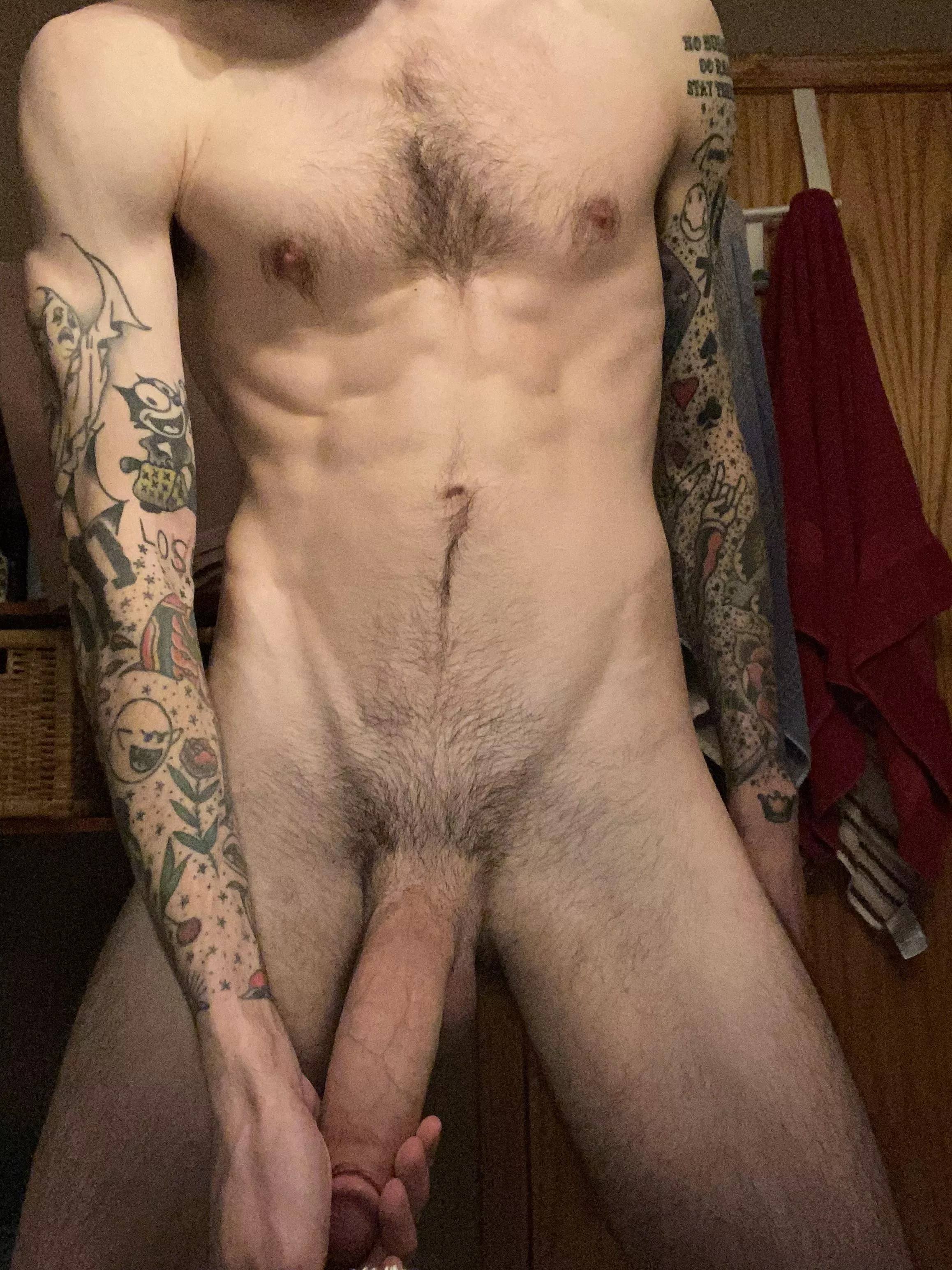 if i walked out the shower like this, whats your response?