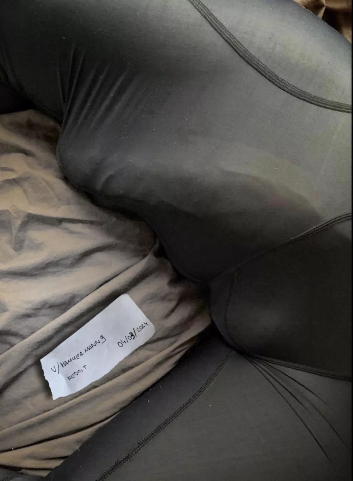 If you walk into the restroom and see this, what are you doing?