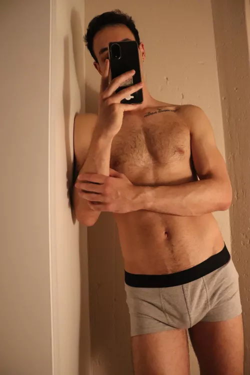 Just basic greys. What underwear would you want to see me in? 