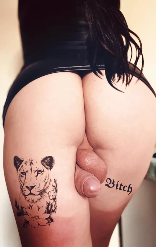 Just needs some cum on my balls and cock