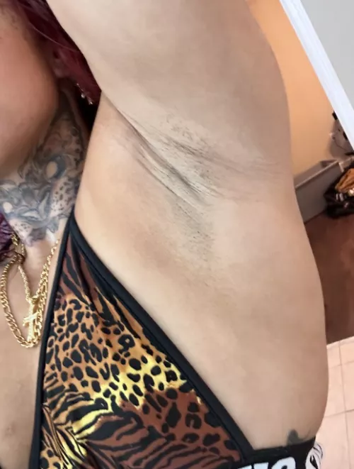 Lick it before and after I go to the gym