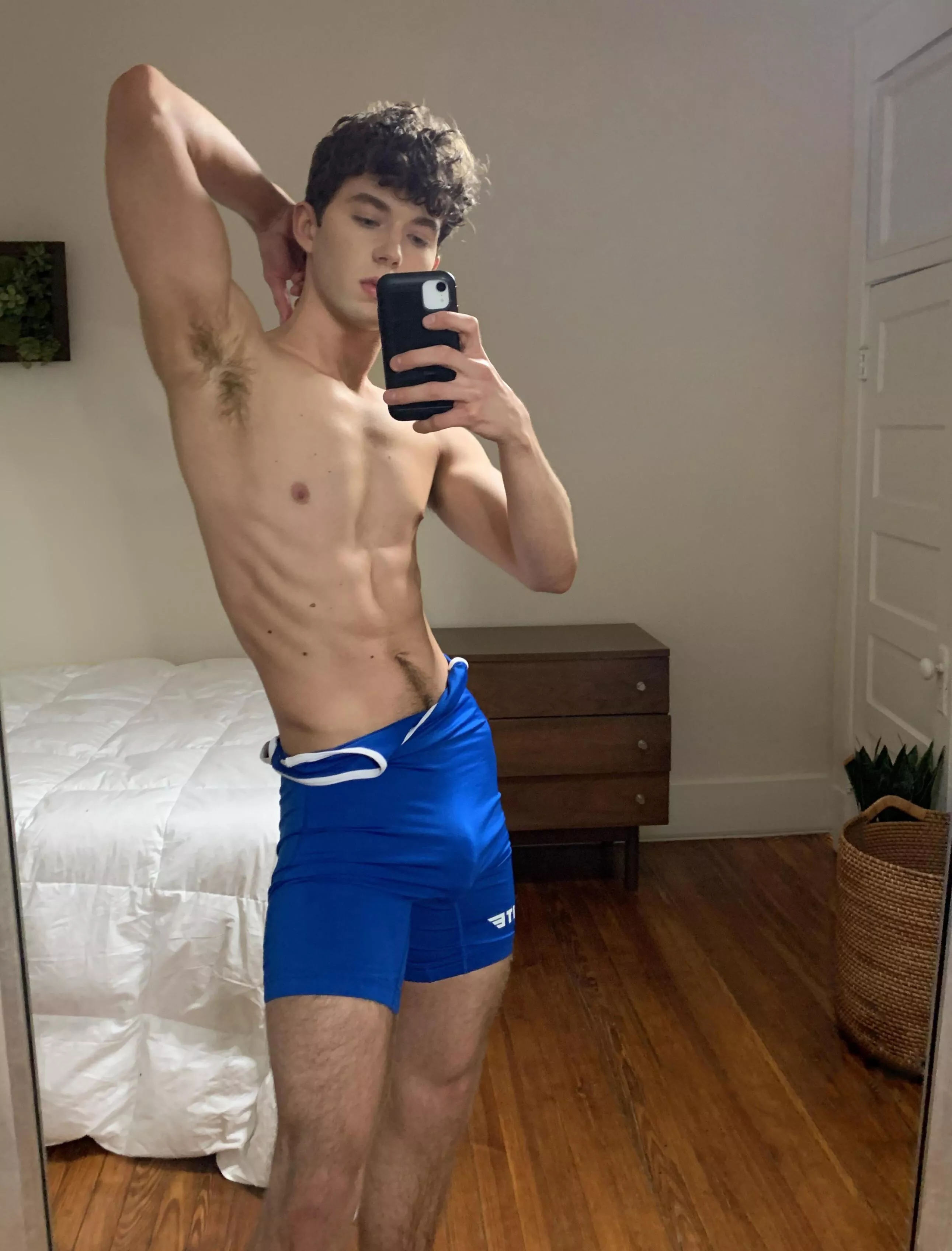 Love how my dick looks in a singlet