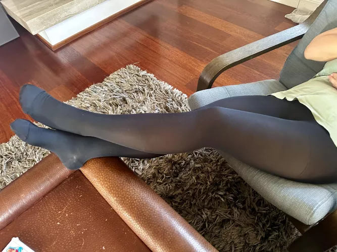 My black daily pantyhose