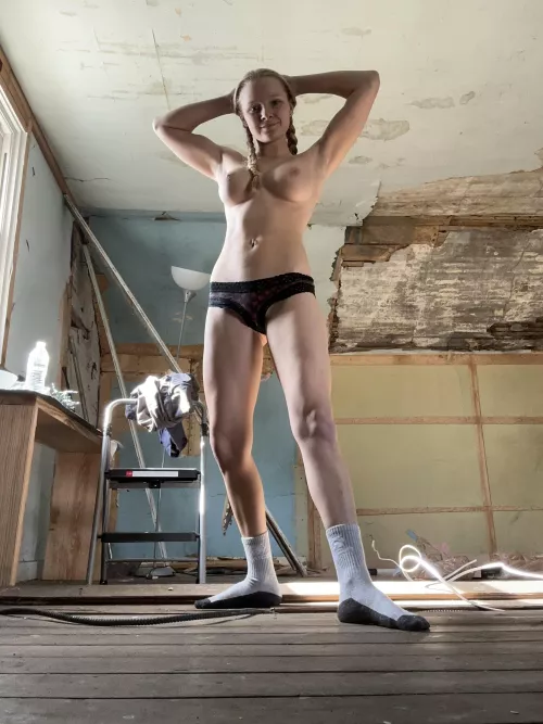 Pausing renovations to to show off my fantastic nips