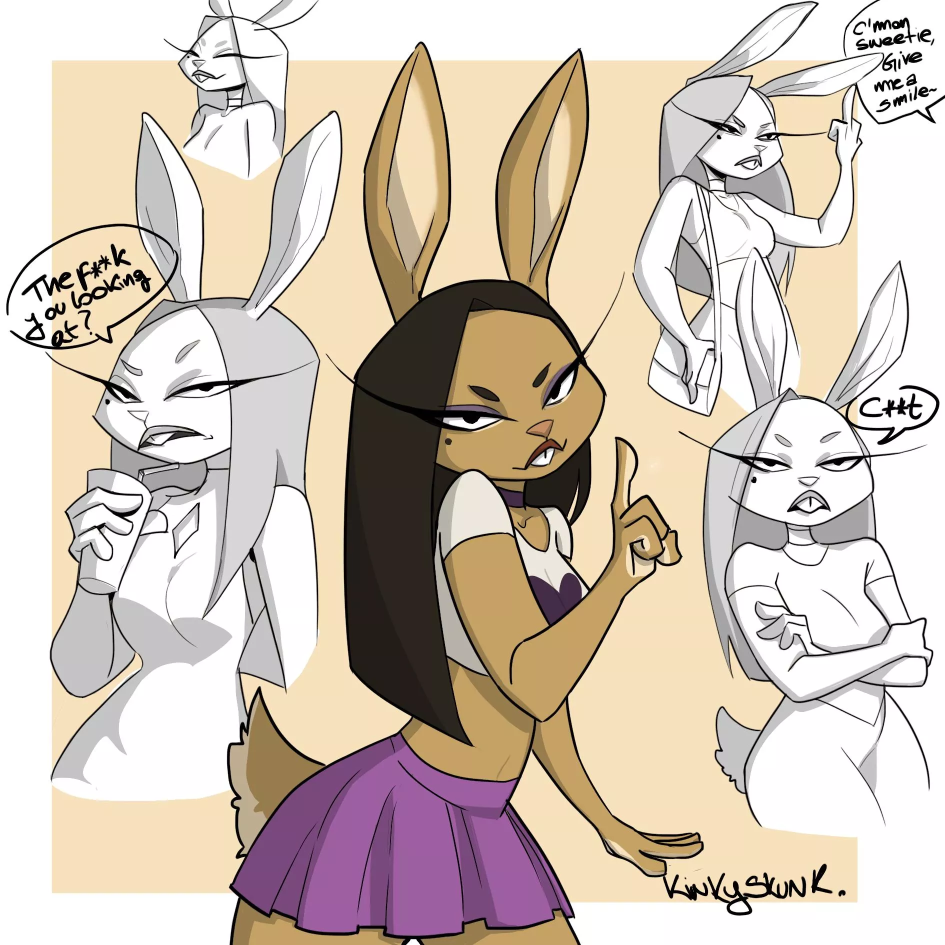 She's Cassie, my new OC, what do you think of her? 💕 (art by me)