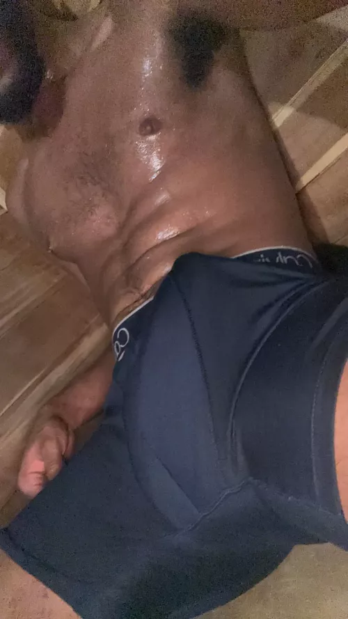 Sniff my sweaty boxer shorts after the sauna?