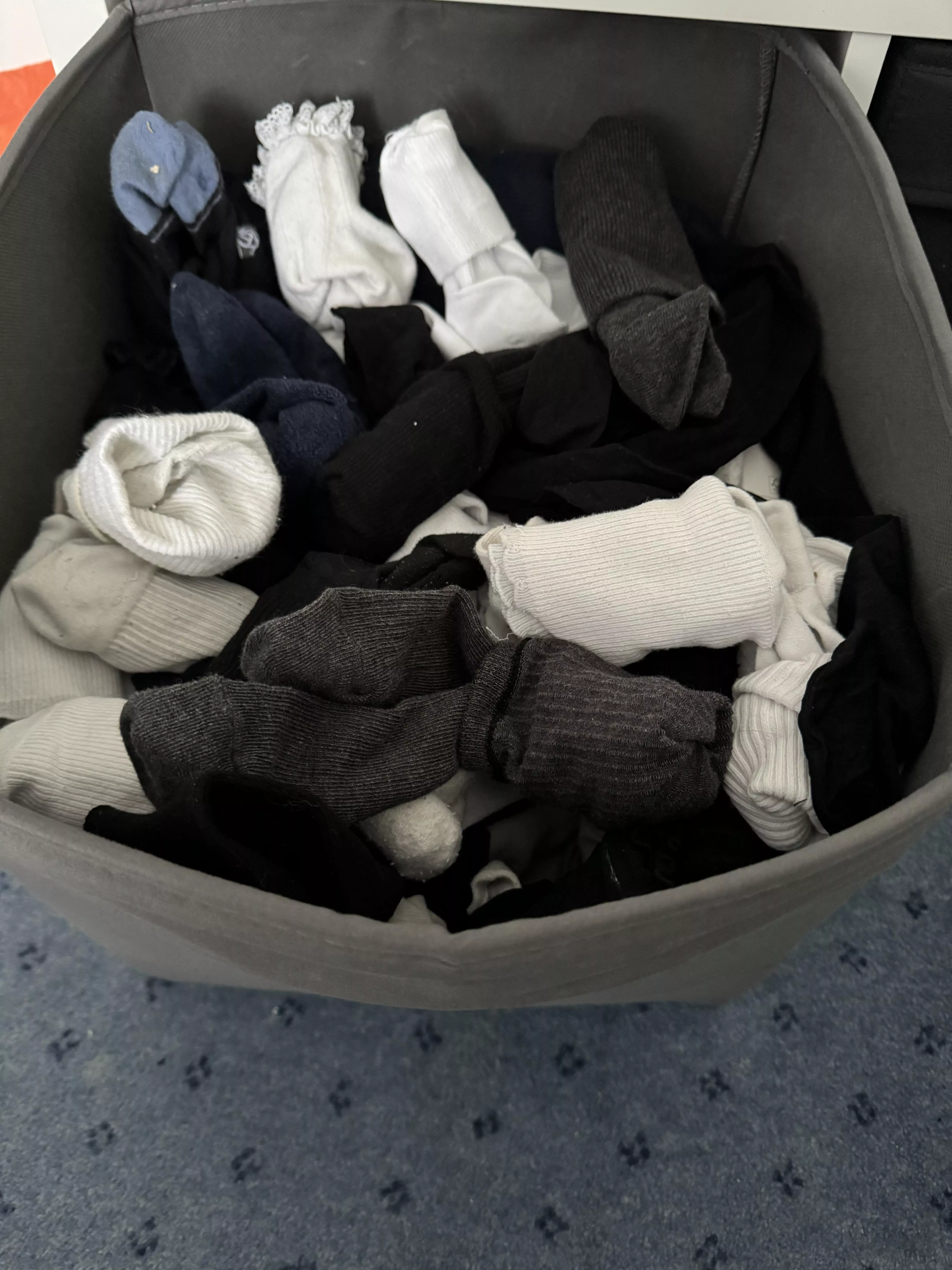 So I have over 75 pairs of socks in this drawer, what type of sock is your favourite?